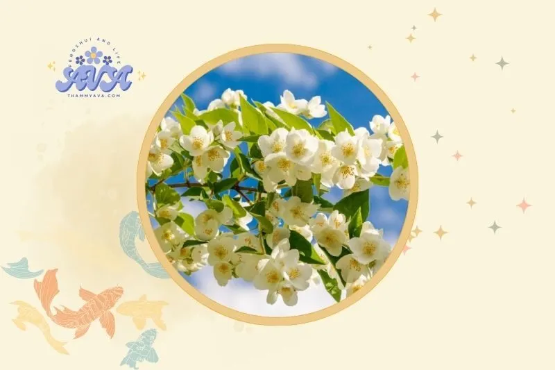 Cách đặt cây hoa nhài hợp phong thủy trong không gian sống