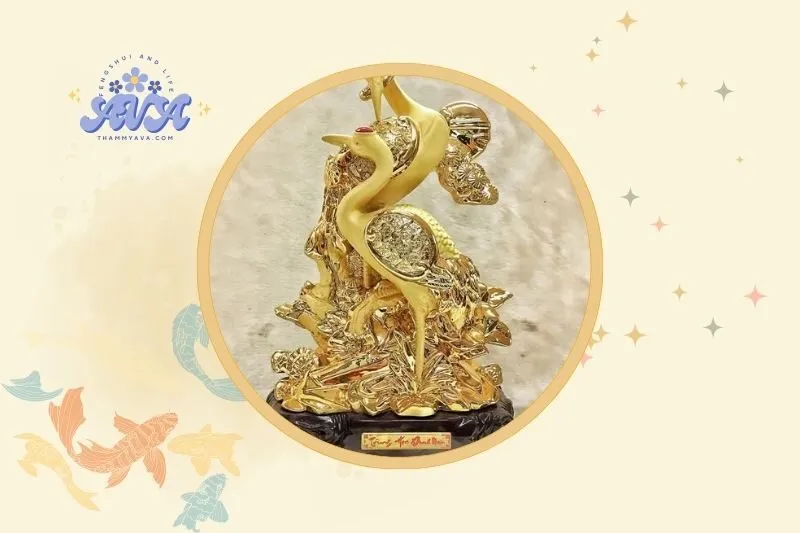 Cách đặt chim hạc phong thủy hợp lý trong nhà