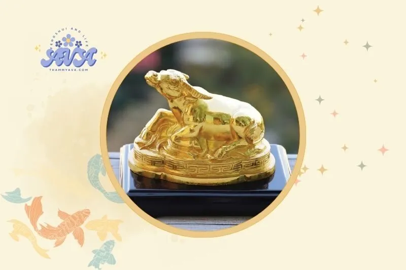 Cách đặt Trâu Vàng phong thủy để thu hút tài lộc