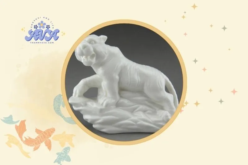 Cách đặt tượng Bạch Hổ hợp phong thủy