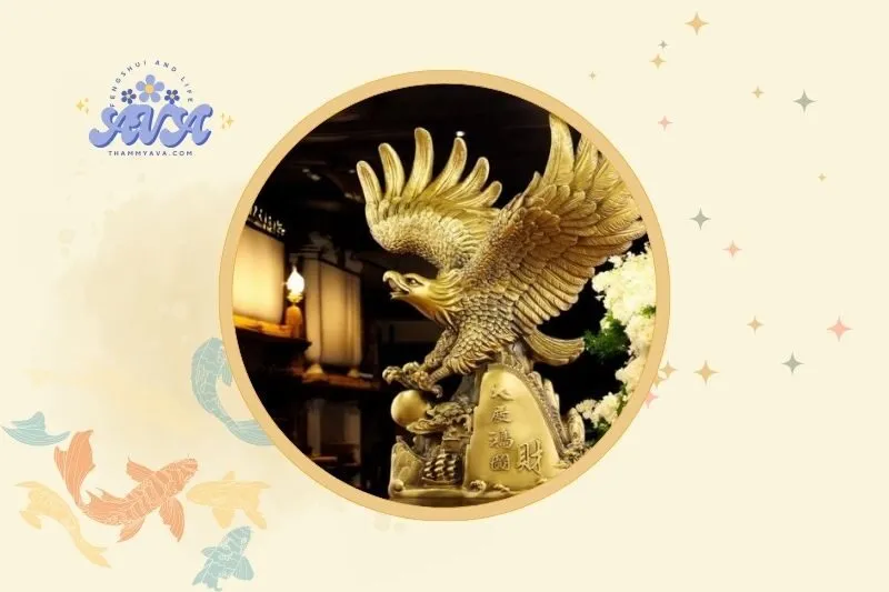 Cách đặt Tượng Chim Đại Bàng phong thuỷ đúng phong thuỷ