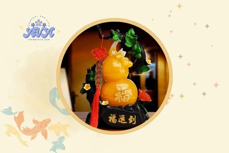 Cách đặt tượng hồ lô phong thủy hợp lý trong nhà