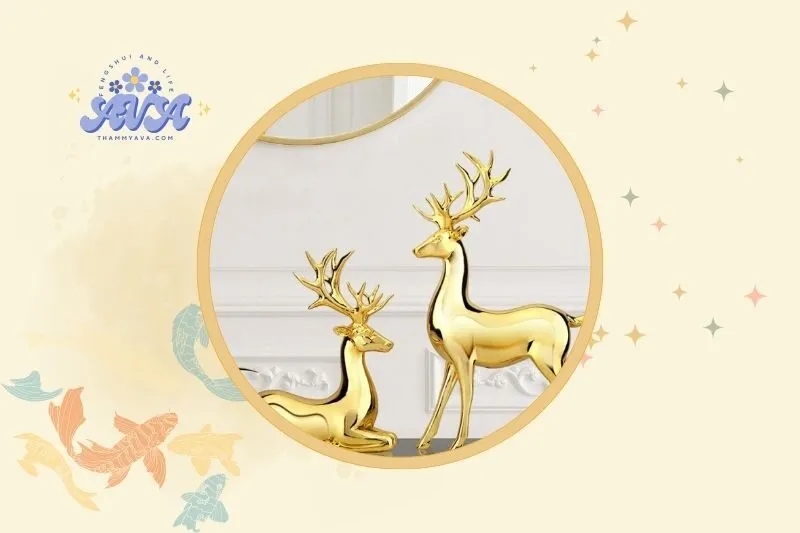 Hướng dẫn bài trí tượng Nai phong thủy để phát huy tối đa công dụng