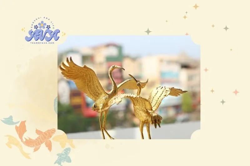 Ý nghĩa của chim hạc trong phong thủy