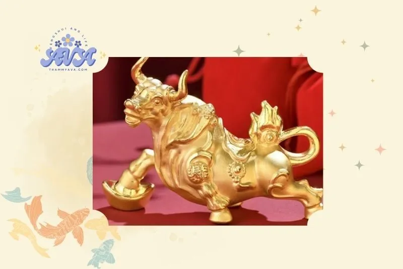 Ý nghĩa và biểu tượng của Trâu Vàng phong thủy