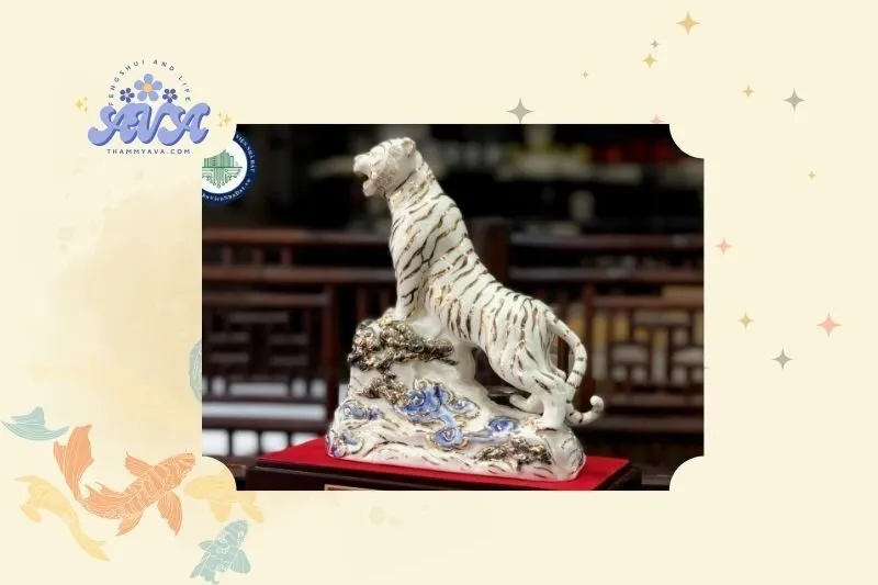 Ý nghĩa và biểu tượng của tượng Bạch Hổ trong phong thủy