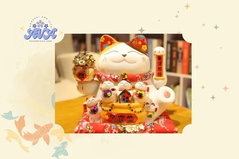 Tượng Mèo Thần Tài phong thuỷ là gì?