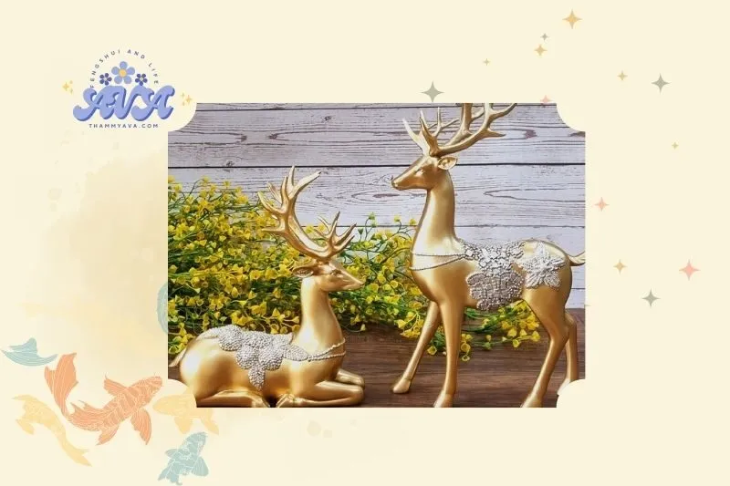 Ý nghĩa và biểu tượng của tượng Nai trong phong thủy