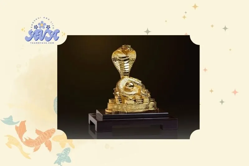 Ý nghĩa và công dụng của tượng rắn phong thủy