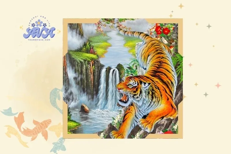 Các Loại Tranh Hổ Phong Thủy Phổ Biến