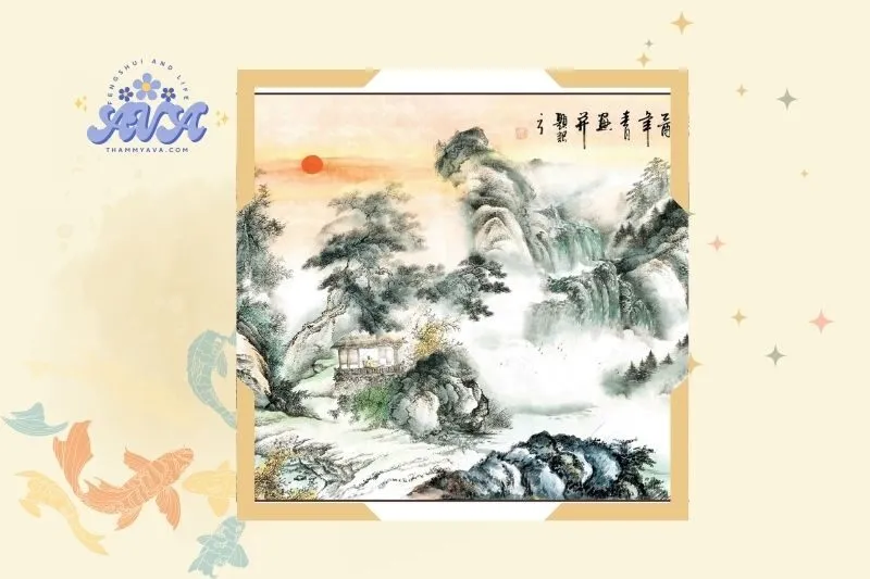 Các Loại Tranh Đồi Núi Phong Thủy Phổ Biến