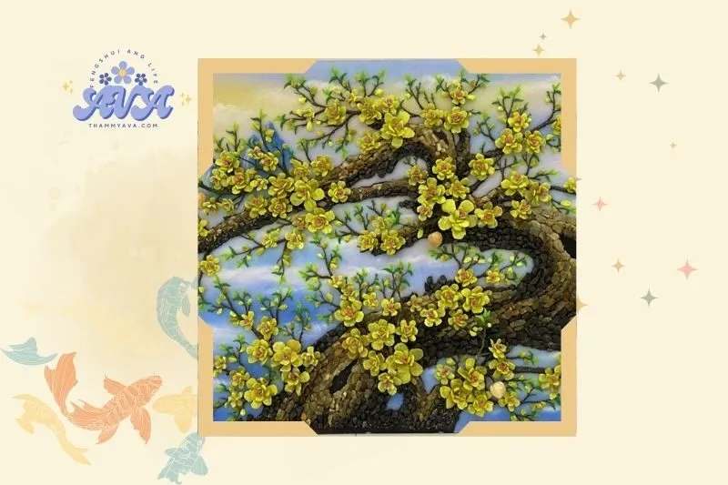 Các Loại Tranh Hoa Mai Vàng Phổ Biến và Những Lựa Chọn Phù Hợp