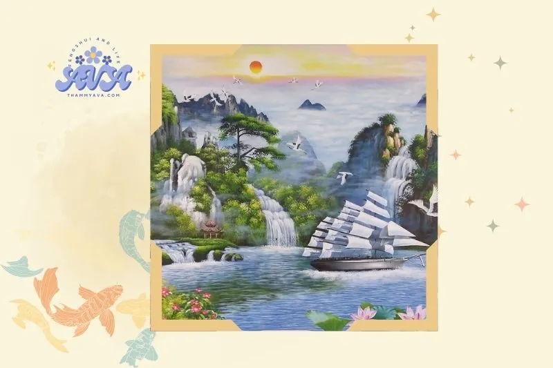 Các loại tranh thuận buồm xuôi gió phổ biến