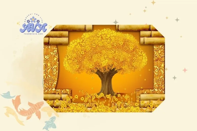 Cách đặt tranh cây tiền phong thủy trong nhà