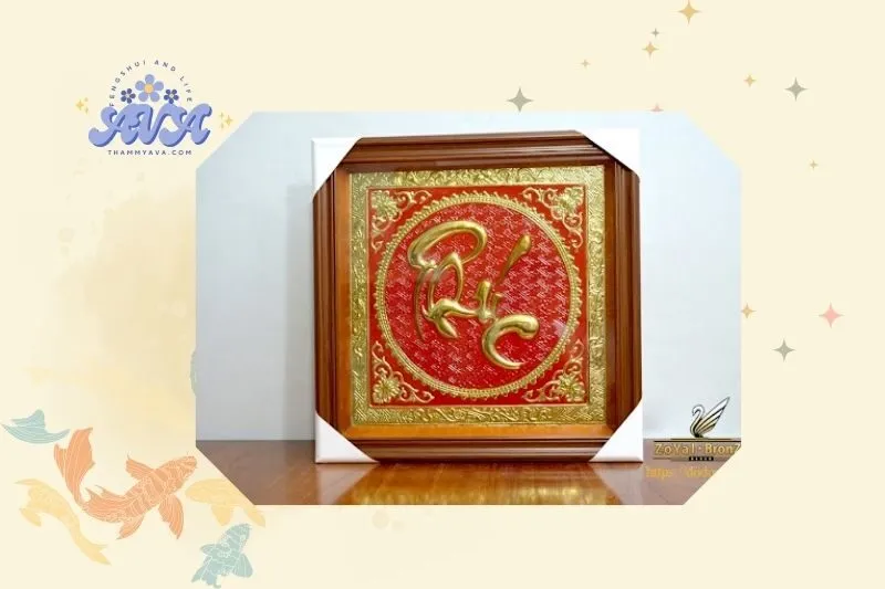 Cách treo tranh chữ Phúc đúng cách để mang lại may mắn