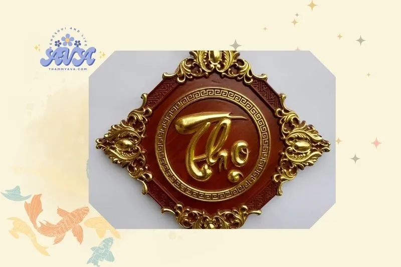 Cách treo tranh chữ Thọ hợp phong thủy
