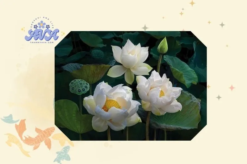 Cách Đặt Tranh Hoa Sen Theo Phong Thủy