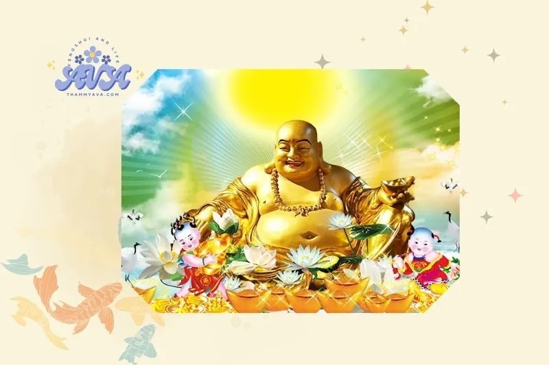 Cách Đặt Tranh Phật Di Lặc Hợp Phong Thủy