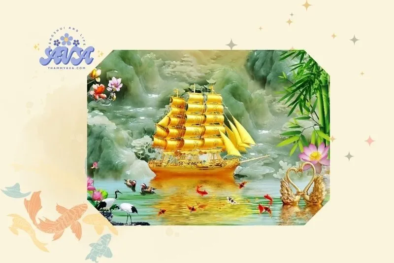 Cách treo tranh thuận buồm xuôi gió đúng phong thủy