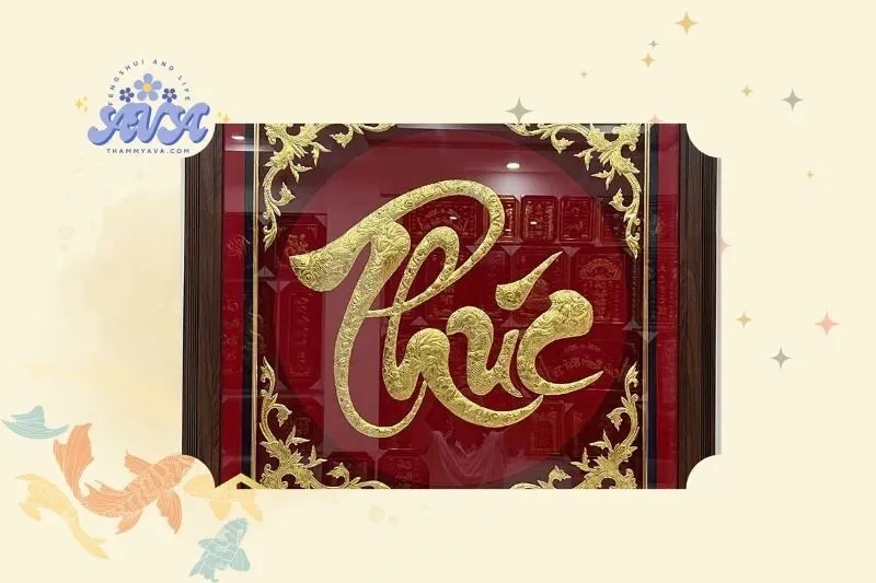 Tranh chữ Phúc phong thủy là gì?