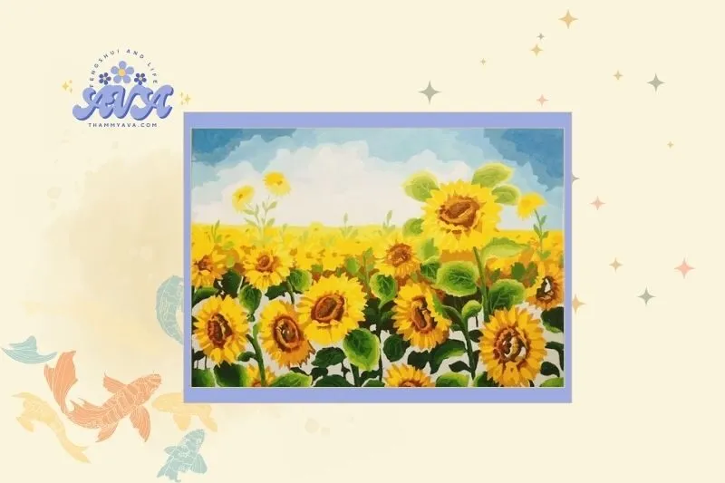Tranh Hoa Hướng Dương Hợp Với Những Mệnh Nào?