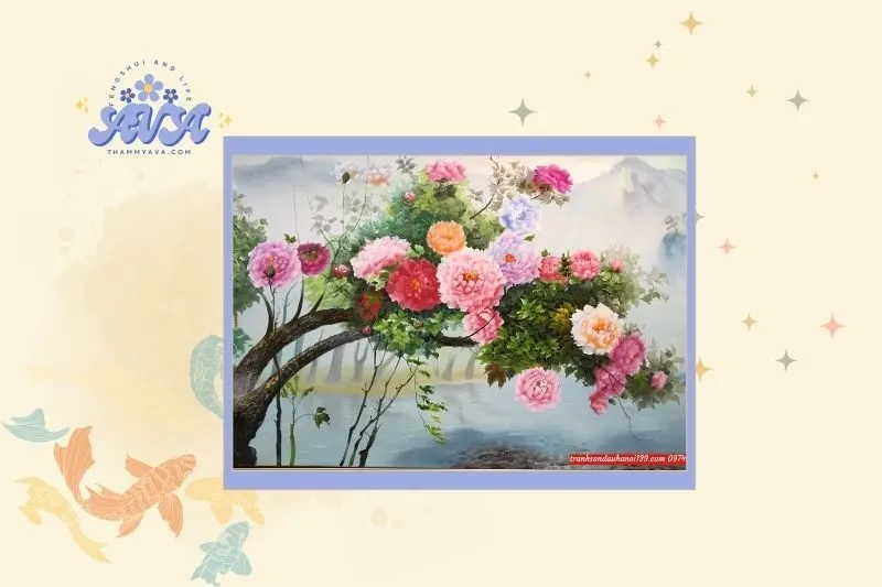 Tranh Hoa Mẫu Đơn Phù Hợp Với Những Ai? Cách Chọn Tranh Theo Tuổi Và Mệnh