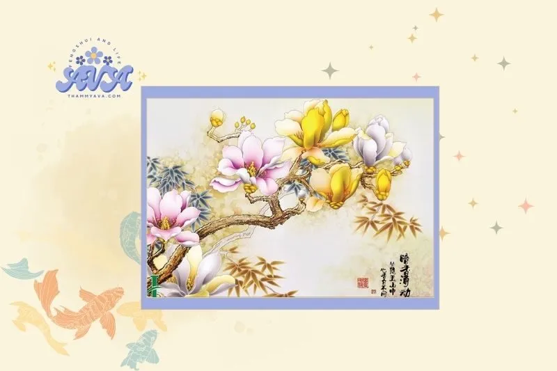 Tranh lan nở phú quý hợp với những mệnh nào?