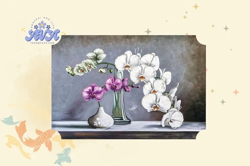 Ý nghĩa của tranh lan nở phú quý trong phong thủy