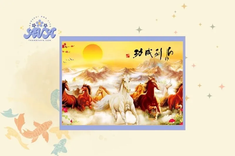 Tranh mã đáo thành công hợp và kỵ tuổi nào?