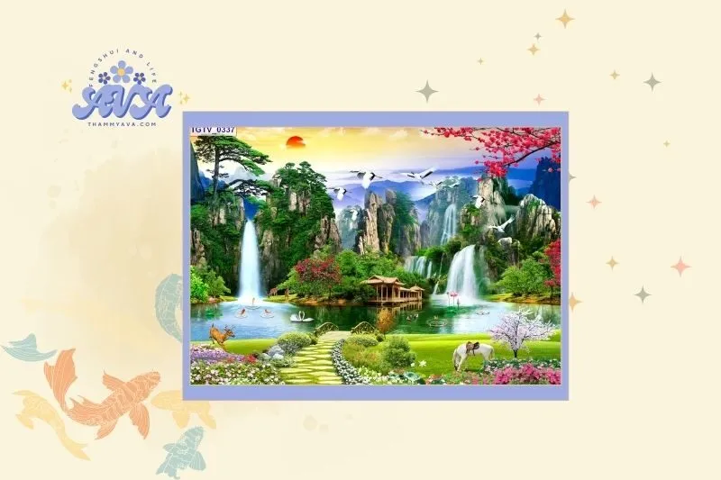 Tranh Sơn Thủy Hữu Tình Hợp Tuổi Nào?