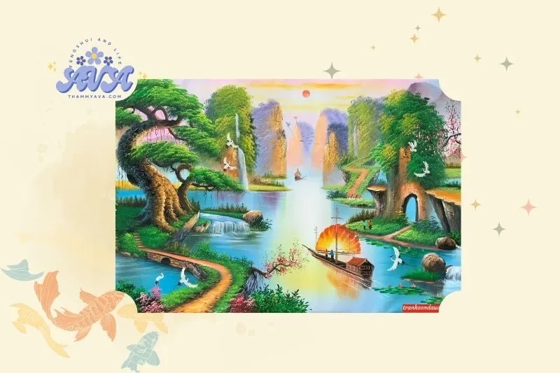 Tranh Sơn Thủy Hữu Tình Phong Thủy Là Gì?