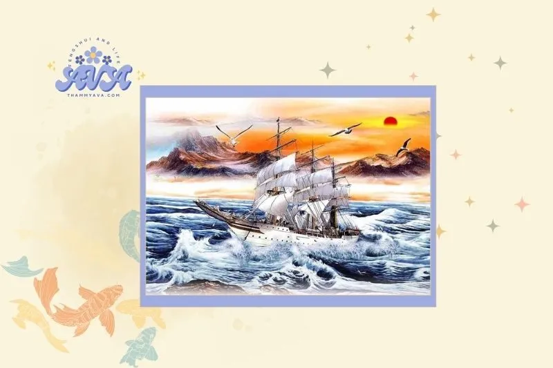 Tranh thuận buồm xuôi gió hợp với mệnh gì, tuổi nào?