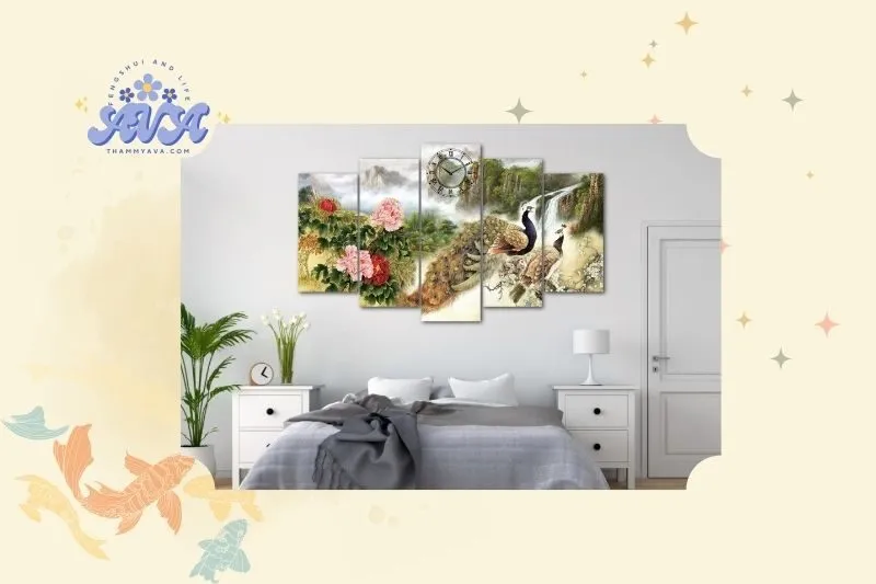 Ý nghĩa của tranh treo phòng ngủ phong thủy